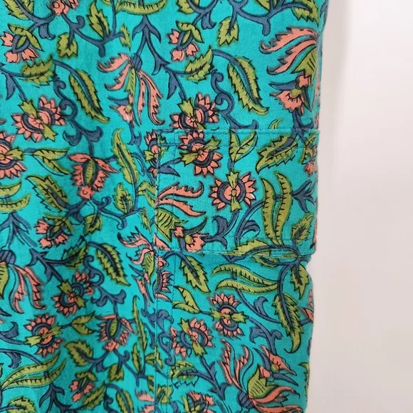 Sundance Vibrant Reef Pants Cargo Pockets Tassel Belt Size XXL - Picture 4 of 6